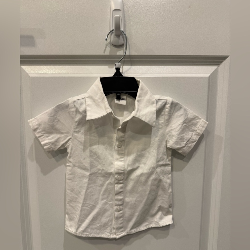 Little Mister Classic White Button Down Shirt